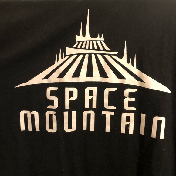 Space Mountain Disneyland Black Collector’s Tee-Shirt - Picture 2 of 4